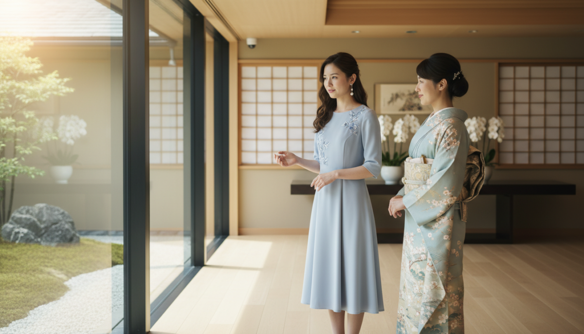 和婚のゲストの服装マナーは？親族・友人が着るべきお呼ばれドレスと着物 - 1