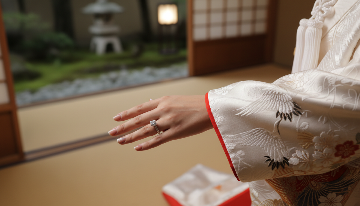 和装での結婚指輪の交換ってアリ?神前式での指輪事情 - 3