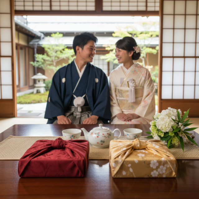 結納・顔合わせから始める和婚準備。両家が喜ぶスムーズな進め方 アイキャッチ