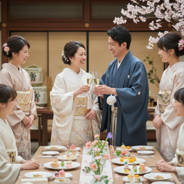 自己負担を抑えて叶う!コスパ最強の和装会費制パーティー アイキャッチ