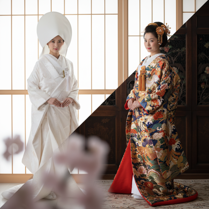 白無垢と色打掛、どっちを着る？それぞれの意味と選び方の基本 アイキャッチ