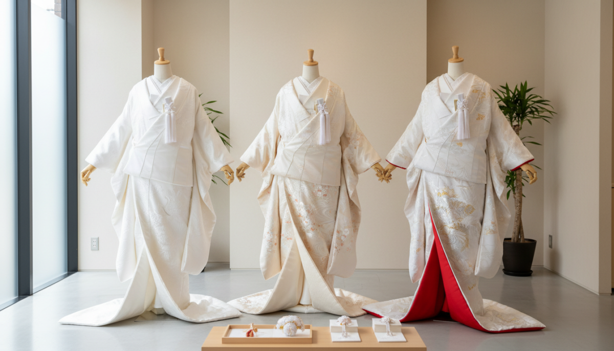 【白無垢の選び方】真っ白だけじゃない？生成り・赤ふきの違いと似合わせ術 - 1