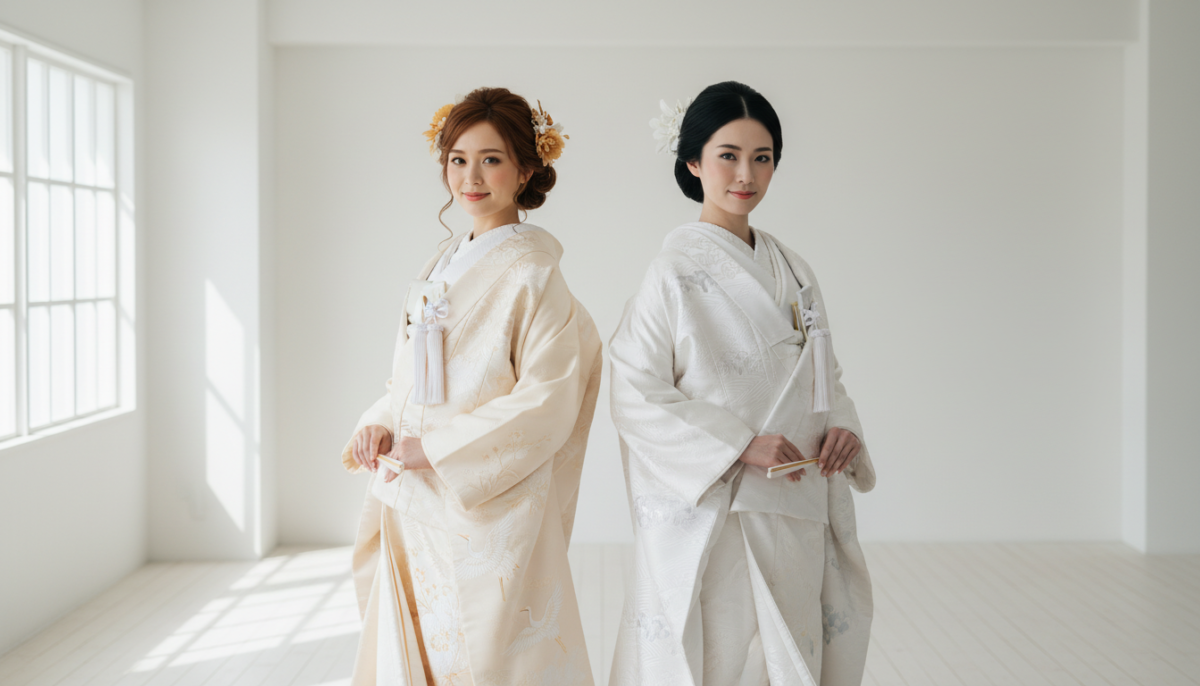 【白無垢の選び方】真っ白だけじゃない？生成り・赤ふきの違いと似合わせ術 - 2