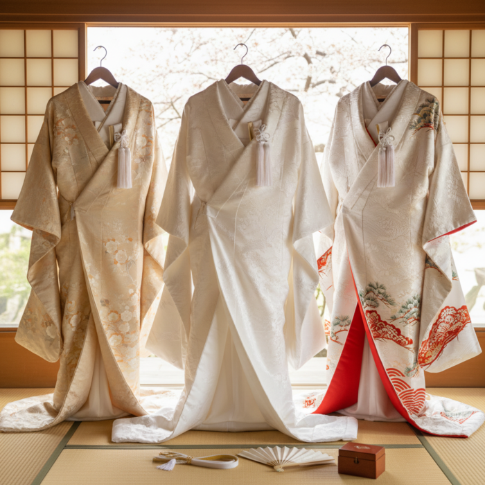 【白無垢の選び方】真っ白だけじゃない？生成り・赤ふきの違いと似合わせ術 アイキャッチ