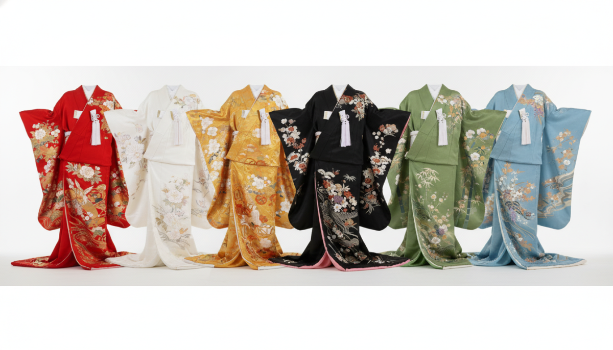 色打掛の柄と色の意味を知ろう！鶴・御所車・松竹梅が表すもの - 3