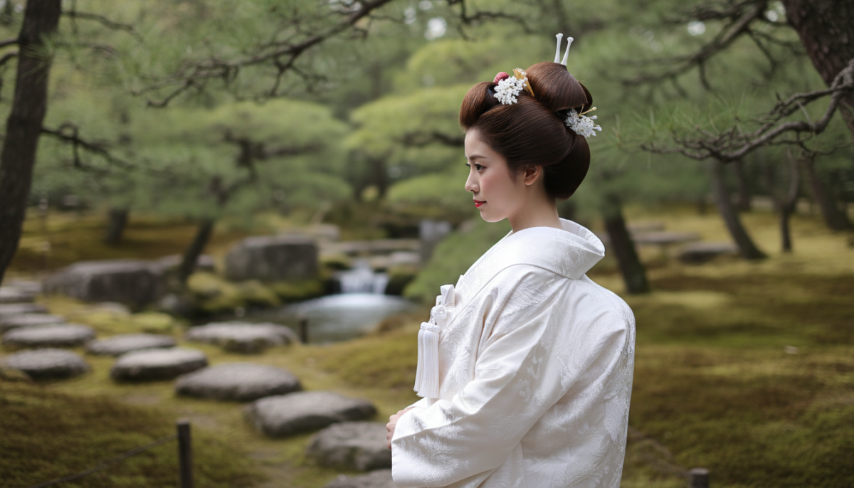 和装の花嫁ヘア、かつら(文金高島田)と洋髪どっちが多い?最新トレンド - 1