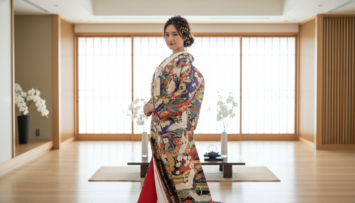 和装の花嫁ヘア、かつら(文金高島田)と洋髪どっちが多い?最新トレンド - 2