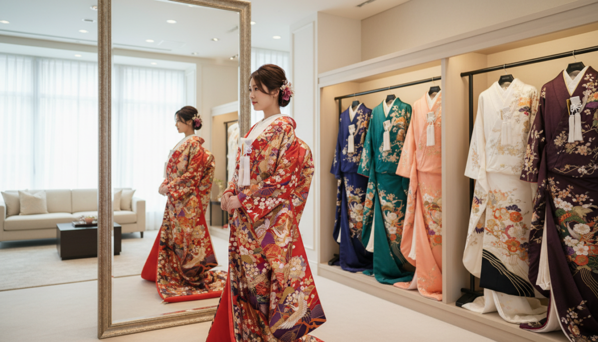 【色打掛の試着】何着着るべき？後悔しない衣装選びのチェックポイント - 1