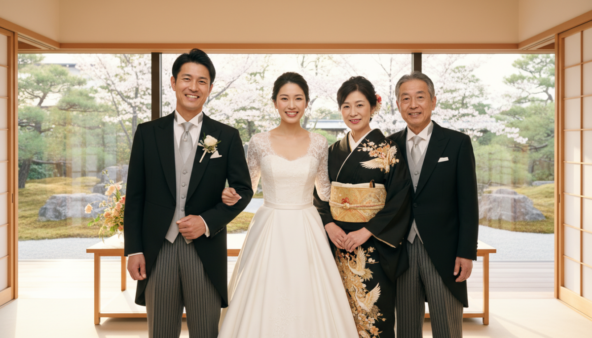 母親の黒留袖、父親のモーニング・紋付袴。両親の衣装マナーと手配方法 - 1
