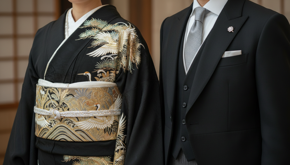 母親の黒留袖、父親のモーニング・紋付袴。両親の衣装マナーと手配方法 - 2