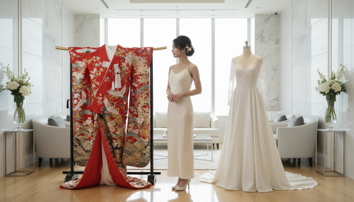 お色直しは「和装からドレス」?「ドレスから和装」?時間と流れの比較 - 1