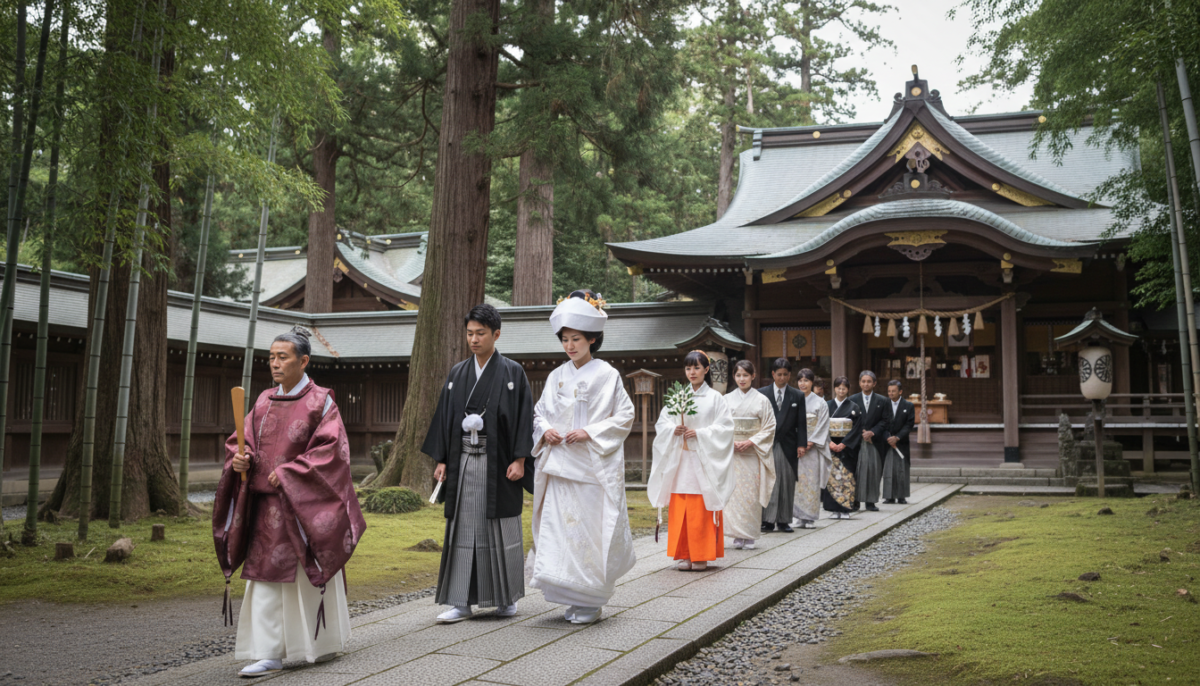 神前式の流れと所要時間。玉串奉奠や三三九度のやり方完全ガイド - 1