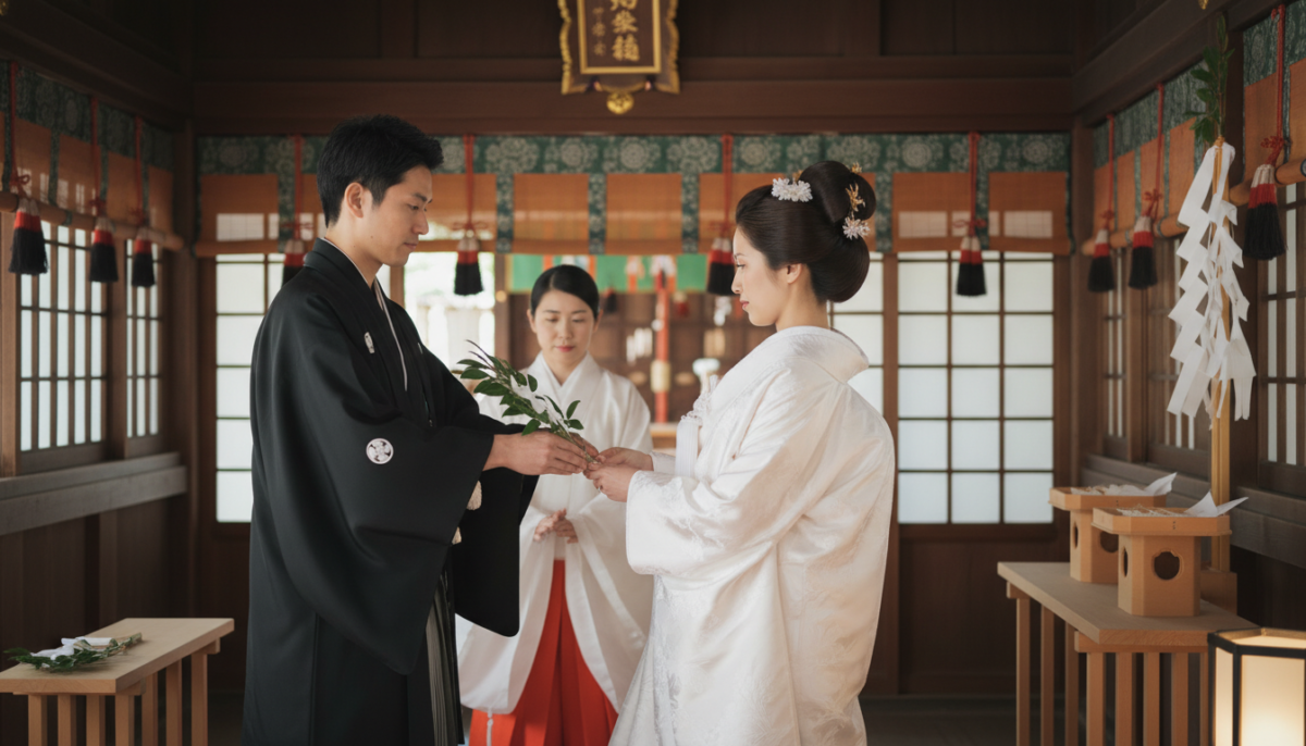 神前式の流れと所要時間。玉串奉奠や三三九度のやり方完全ガイド - 3