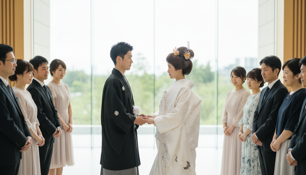 和装人前式とは？自由な誓いで魅せる、今大人気の挙式スタイル - 1
