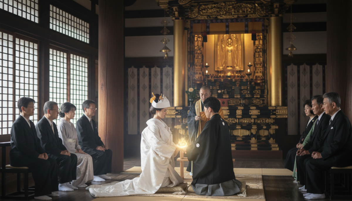 実は一番伝統的？「仏前式」の意味と流れ、お寺で挙げる結婚式の魅力 - 1