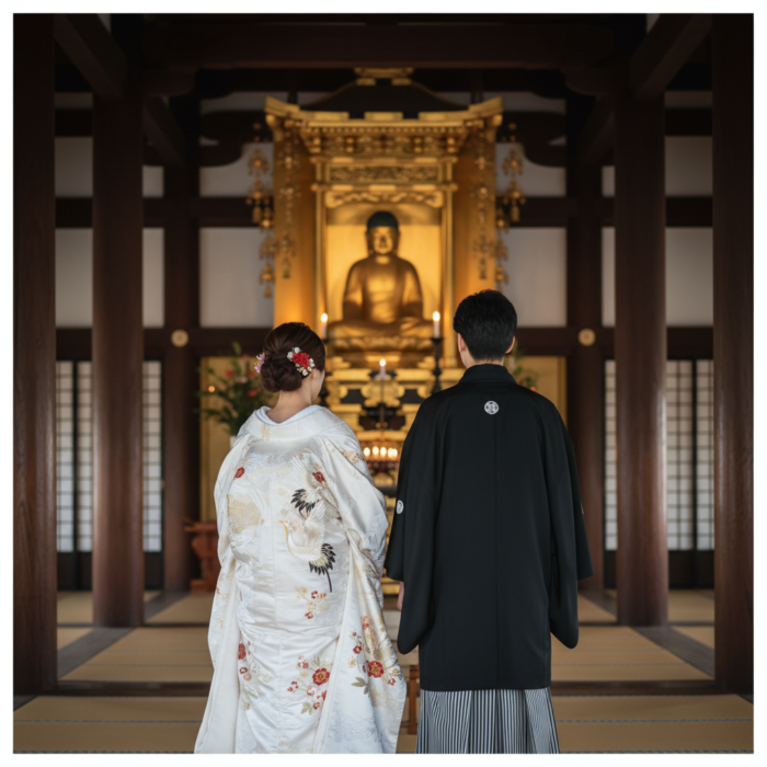 実は一番伝統的？「仏前式」の意味と流れ、お寺で挙げる結婚式の魅力 アイキャッチ