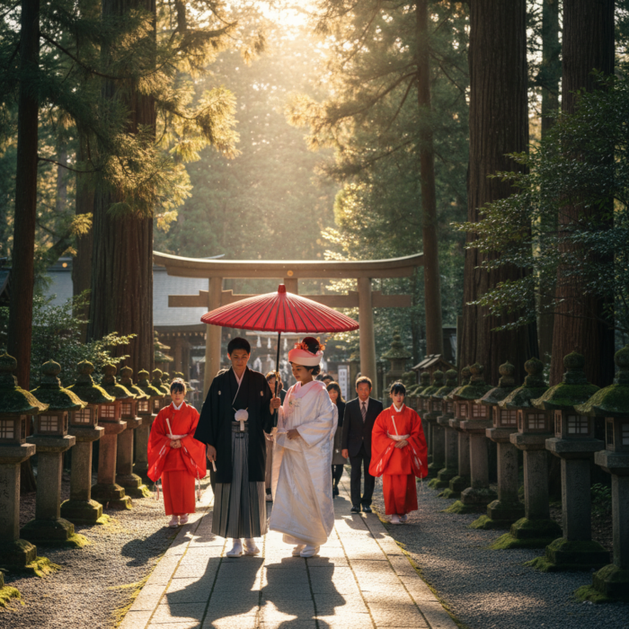参進の儀（花嫁行列）とは？憧れの神前式を叶える神社選びのポイント アイキャッチ