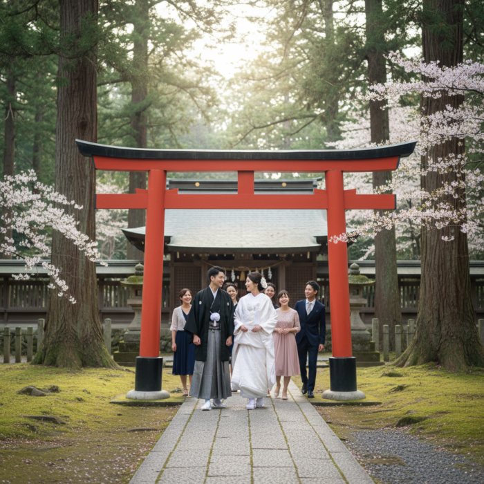 神社挙式は友人も参列できる？招待する際のマナーと注意点 アイキャッチ