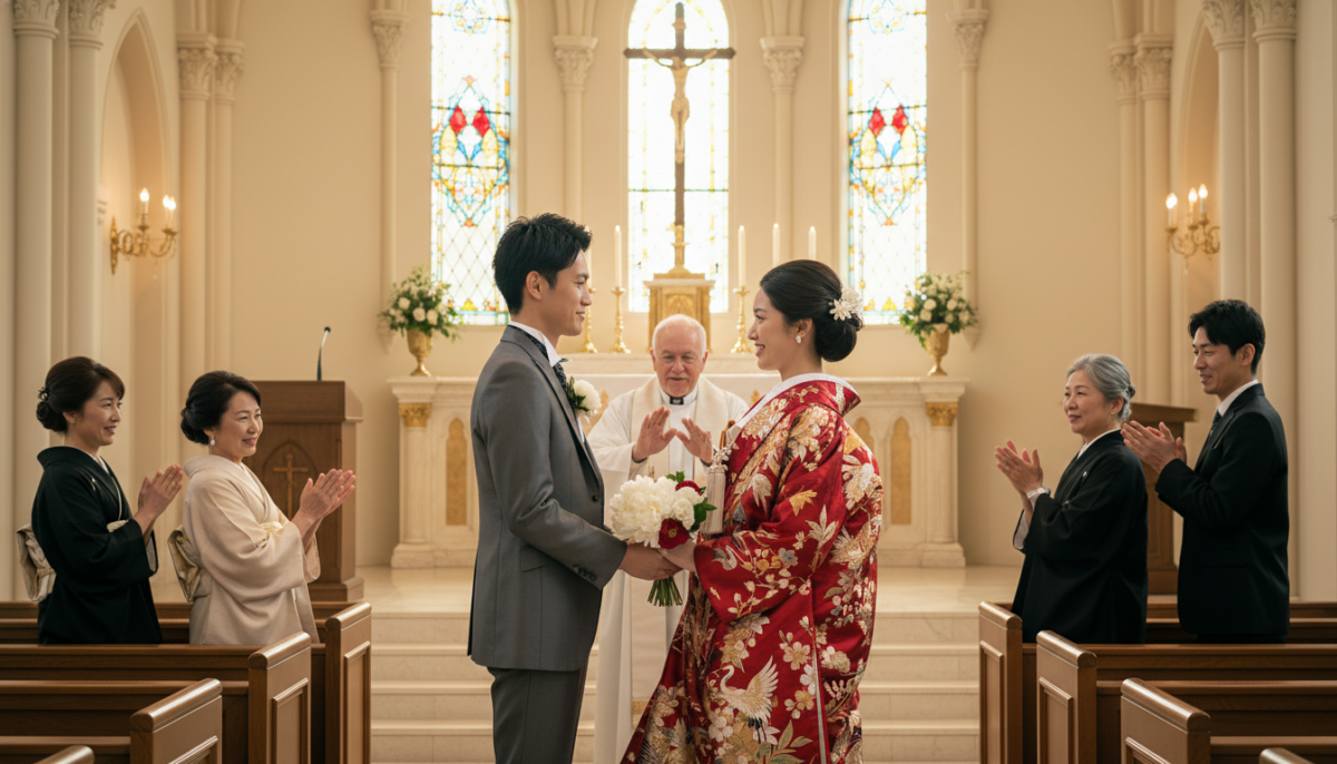 和装でチャペル挙式！？「和洋折衷ウェディング」の新しいカタチ - 3