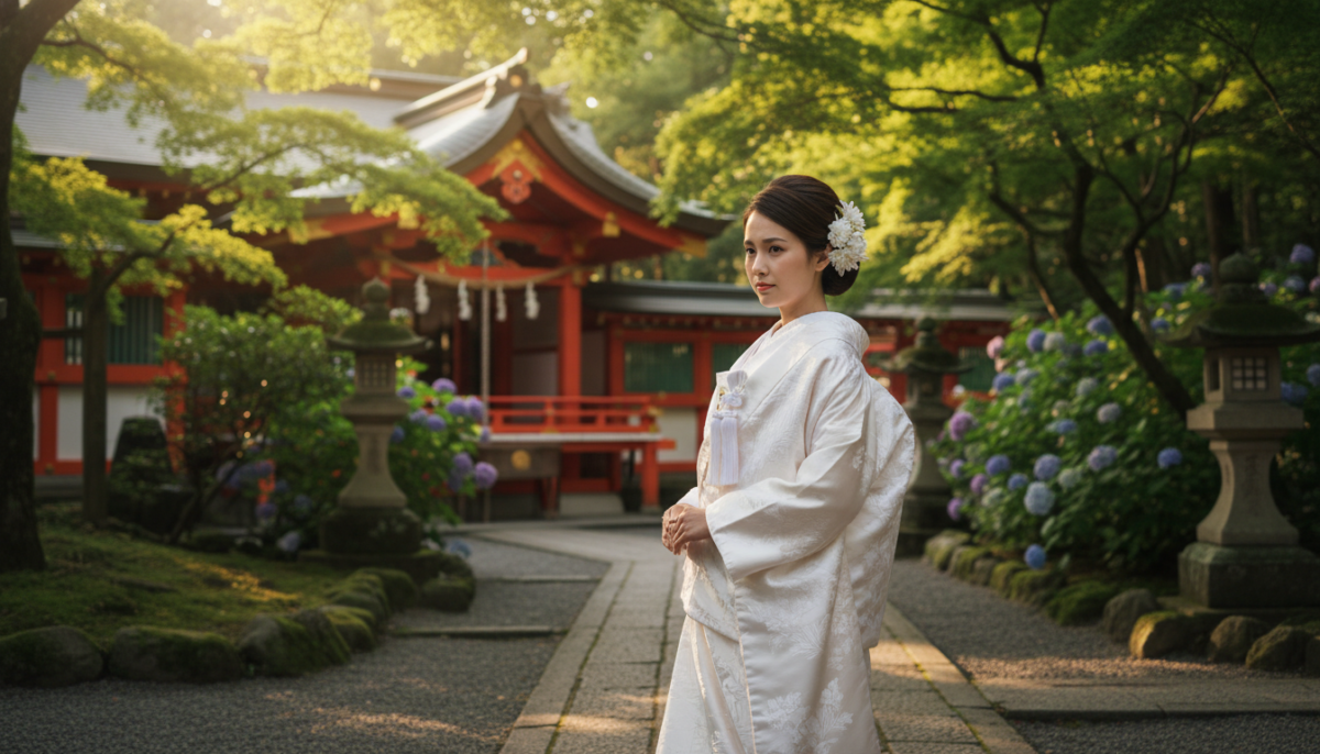 夏の神前式は暑い？猛暑を乗り切る和装花嫁の汗対策・熱中症対策 - 1