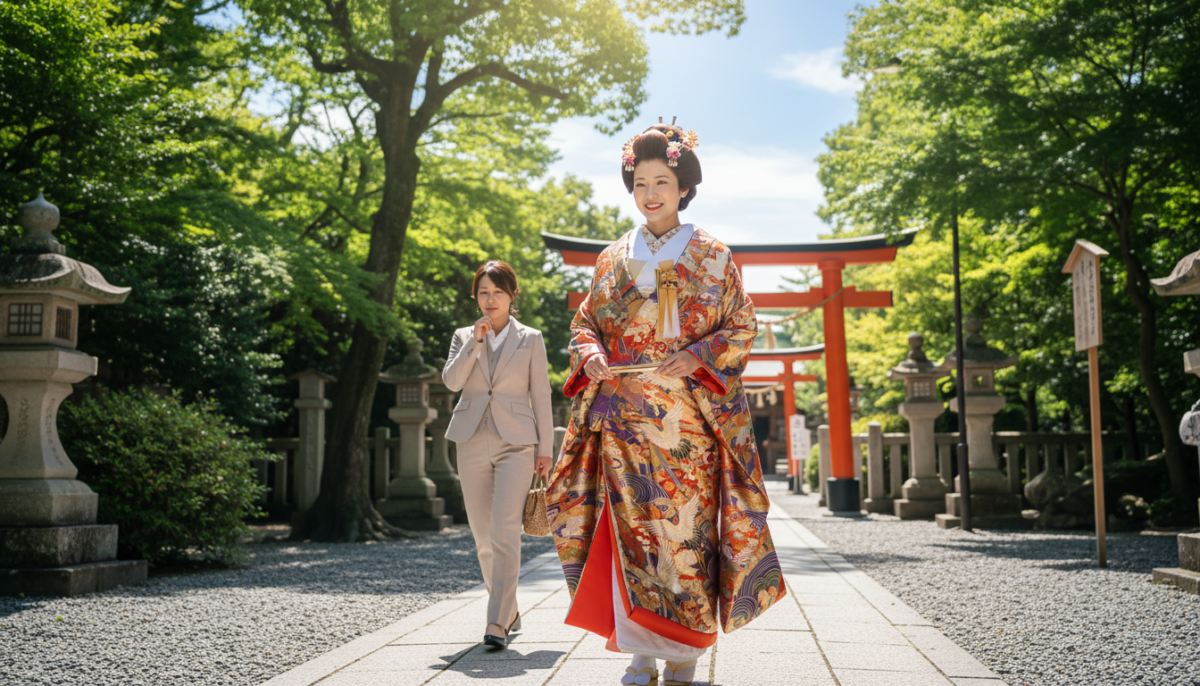 夏の神前式は暑い？猛暑を乗り切る和装花嫁の汗対策・熱中症対策 - 3