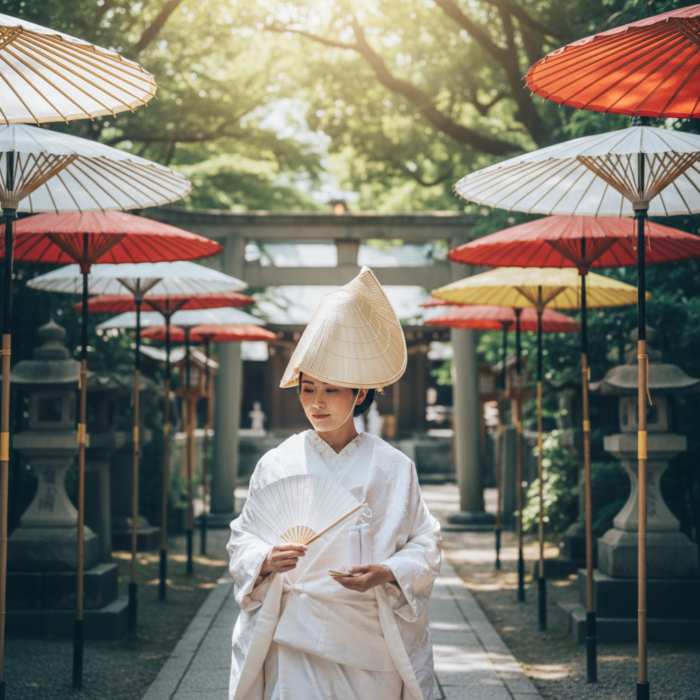 夏の神前式は暑い？猛暑を乗り切る和装花嫁の汗対策・熱中症対策 アイキャッチ