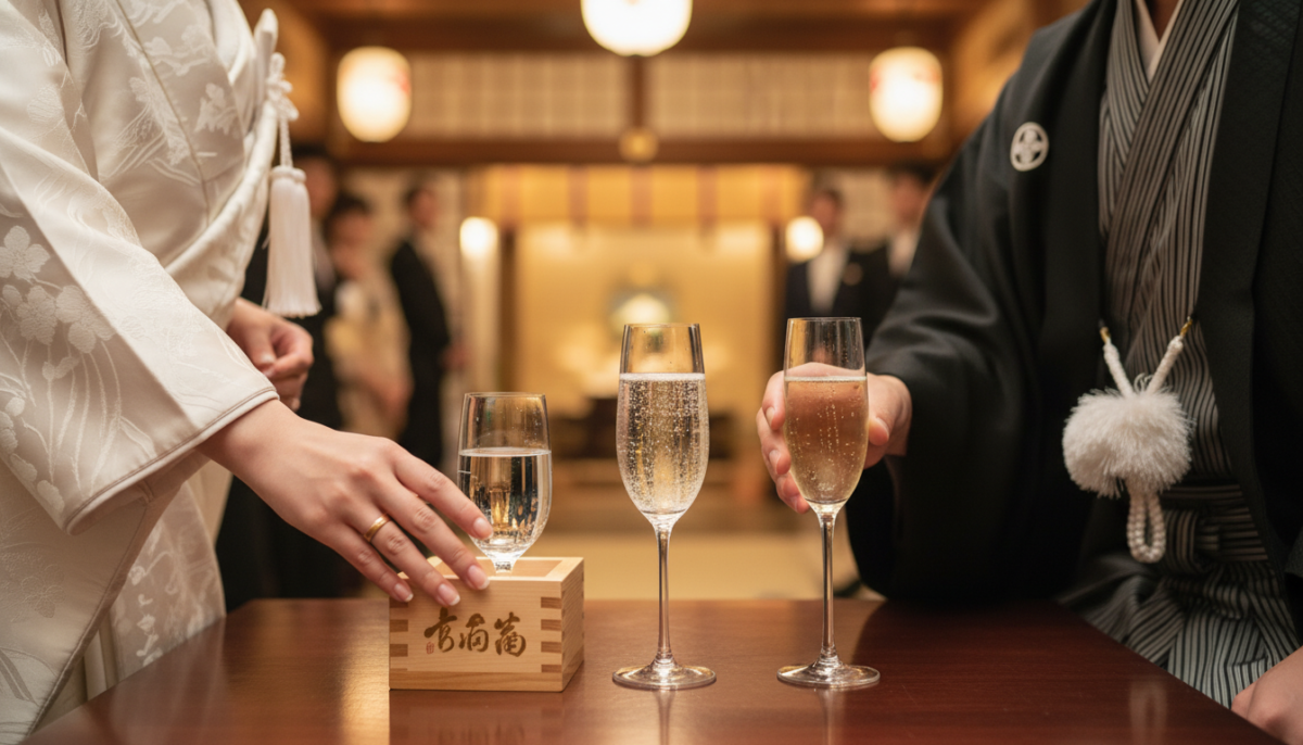 乾杯は日本酒？シャンパン？和婚のドリンクメニュー選びのコツ - 1
