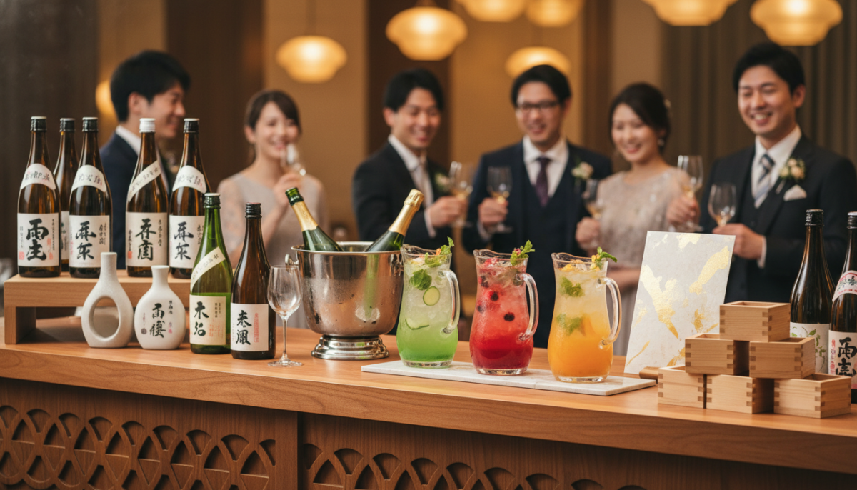 乾杯は日本酒？シャンパン？和婚のドリンクメニュー選びのコツ - 3