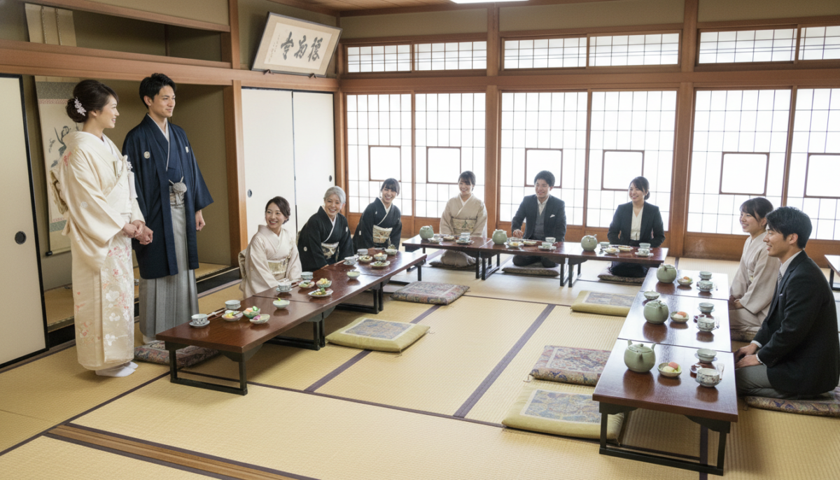 和室での披露宴・会食。靴を脱ぐお座敷スタイルのメリットとゲストへの配慮 - 1